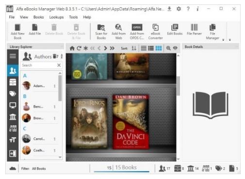Alfa eBooks Manager