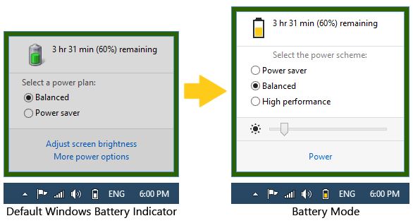 Battery Mode