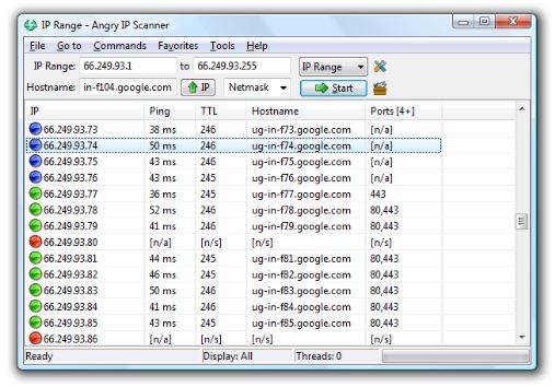 Angry IP Scanner