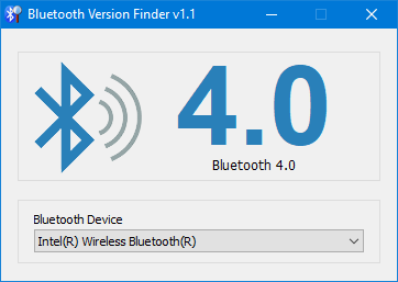 Bluetooth Version finder