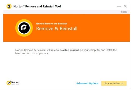 Norton Remove and Reinstall Tool
