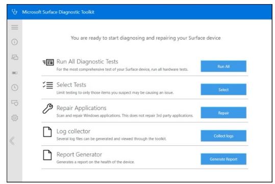 Microsoft Surface Diagnostic Toolkit