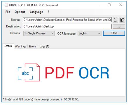 ORPALIS PDF OCR Pro
