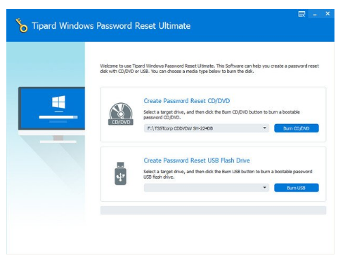 Tipard Windows Password Reset Ultimate