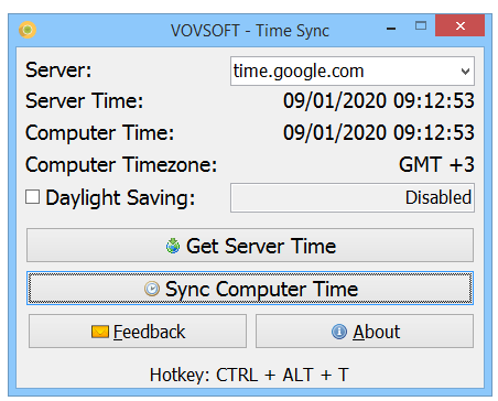 VovSoft Time Sync
