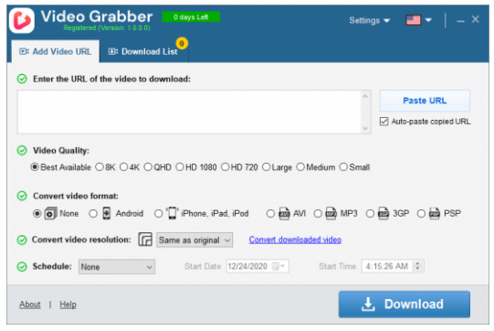 download the last version for apple Auslogics Video Grabber Pro 1.0.0.4