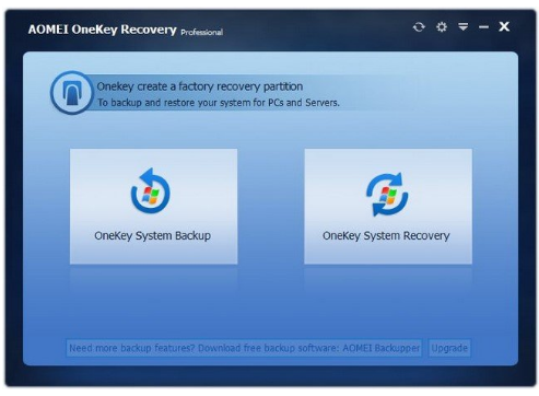 onekey recovery system