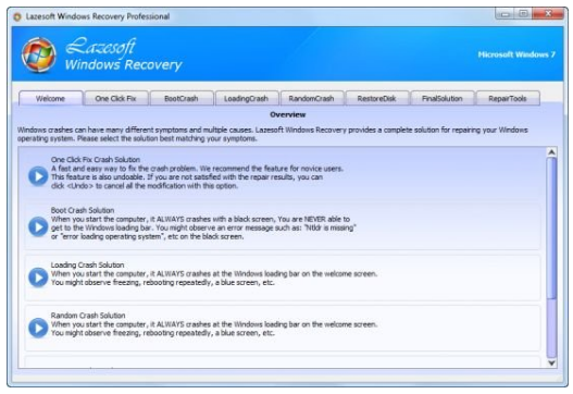 Lazesoft Windows Recovery Professional Edition