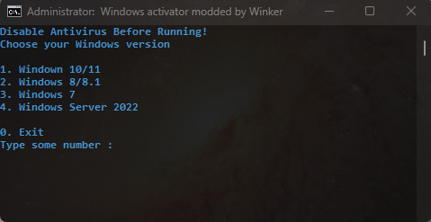 Winker Windows Activator