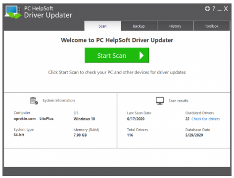PCHelpSoft Driver Updater