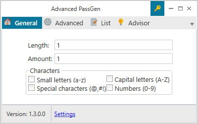 Advanced PassGen